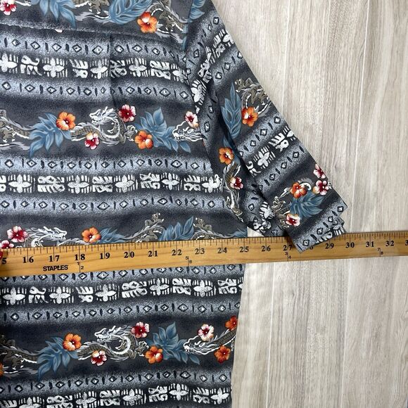 Kennington LTD California Hawaiian Shirt Men’s XL Florar Dragon Skater Surfer - Picture 9 of 9